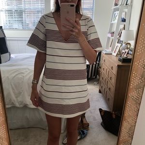 Elizabeth and James stripe dress size small
